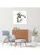Clay Boxing Player MDF Wall Art Multicolour 30 X 30cm