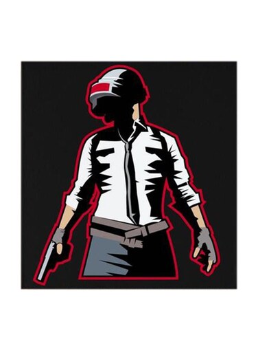 PUBG MDF Wall Art Multicolour 30x30cm