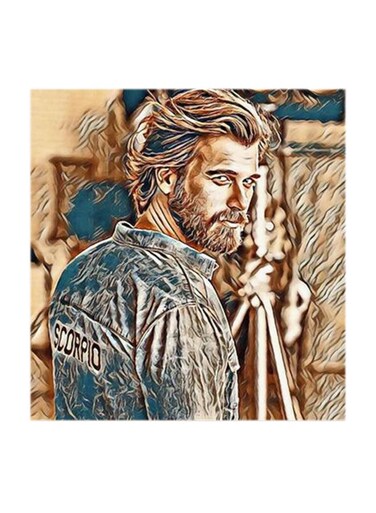 Kivanc Tatlitug MDF Wall Art Multicolour 30x30cm