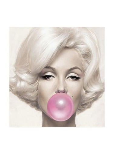 Marilyn Monroe MDF Wall Art Multicolour 30x30centimeter