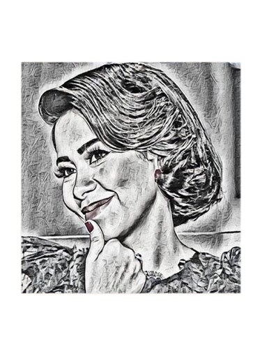 Sherine MDF Wall Art Multicolour 30x30cm