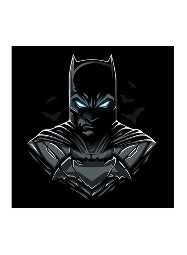 Batman MDF Wall Art Multicolour 30 X 30cm