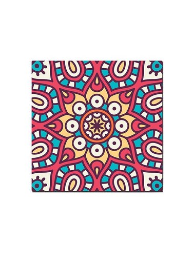 Mandala Art Wall Art Painting Multicolour 30 x 30centimeter