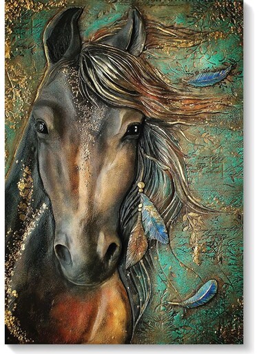Decorative Wall Art Painting Multicolour 40 x 60cm