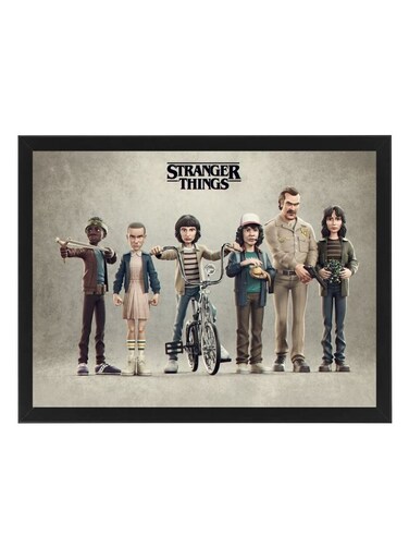Stranger Things Wall Art Poster Frame 30x40 cm