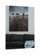 Decorative Printed Framed Canvas Wall Art White/Brown/Black 60 x 80centimeter