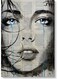 Woman Wall Art Multicolour 40x60cm