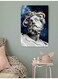 Space Statue Wall Art multicolour 40x60cm