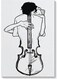 Decorative Wall Art Painting White/Black 40 x 60cm