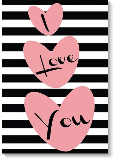 Love Wall Art Multicolour 40x60cm