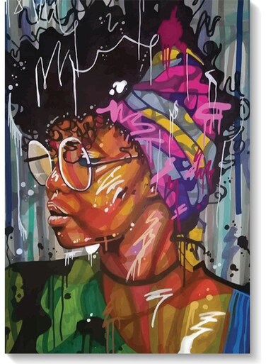 Decorative Wall Art Painting Multicolour 40 x 60cm
