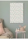 Flamingo Printed Wall Art White/Pink/Green 40x60cm