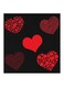 Love MDF Wall Art Red/Black
