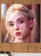 Printed MDF Wall Art Pink/Gold/Beige 30x30cm