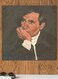Arab Artist Abdel Halim Hafez Printed Wall Art Black/Brown/White 30x30cm