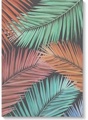 Palms Wall Art Multicolour 40x60cm