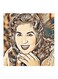 Sabah MDF Wall Art Painting Beige/Brown/Blue 30x30centimeter