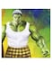 Hulk Themed Decorative Wall Art Green/White/Blue