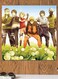Naruto Anime Themed Printed MDF Wall Art Green/Blue/Black 30x30cm