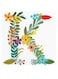 Alphabet K Themed Wall Art Red/Blue/Yellow 30x30cm