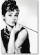 Audrey Hepburn Wall Art Multicolour 40x60cm