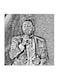Tamer Hosny Wall Art Painting Black/White 30x30centimeter