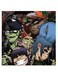 Gorillaz Squad Themed Wall Art Green/Blue/Brown 30x30cm