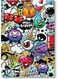 Graffiti Wall Art Multicolour 40x60cm