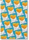 Decorative Wall Art Painting White/Yellow/Blue