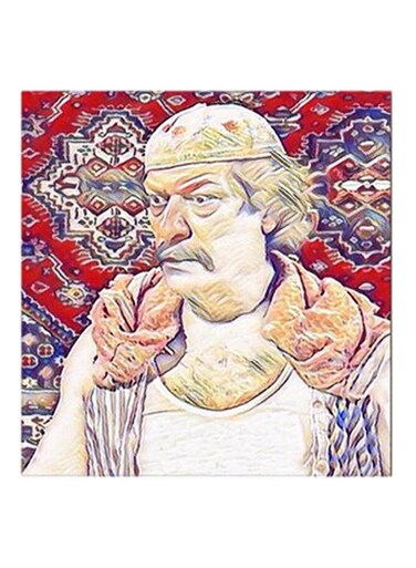 Abu Antar MDF Wall Art Multicolour