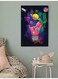 Space Wall Art Painting Multicolour 40x60cm