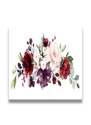Decorative MDF Wall Art Painting Multicolour 30 x 30cm