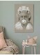 Queen Elizabeth Wall Art Multicolour 40x60cm