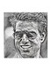 Tom Cruise MDF Wall Art Grey/White/Black 30x30centimeter