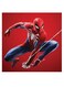 Spider Man Themed Wall Art Red/Blue/White 30x30cm