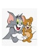 Tom And Jerry MDF Wall Art Multicolour 30x0.5x30cm