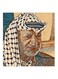 Palestine Yasser Arafat MDF Wall Art Multicolour