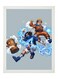 Digital Wall Art Poster Frame Naruto Uzumaki and Sasuke Uchiha 21X30 cm
