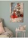 Violinist Wall Art Multicolour 40x60cm