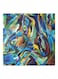 Colourful Butterfly Themed Decorative Wall Art Canvas Painting With Frame Multicolour 50x50cm