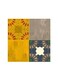 Islamic Motifs Mdf Wall Art Multicolour 30x30centimeter