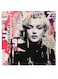 Marilyn Monroe Themed Wall Art Black/Beige/Grey 30x30cm