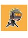 PUBG Themed Wall Art Yellow/Grey/Black 30x30cm