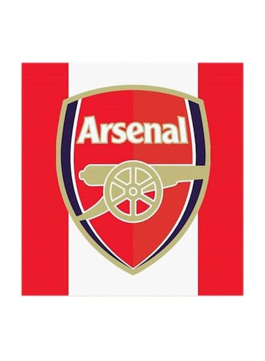 Arsenal Football Club MDF Wall Art Multicolour 30x30centimeter