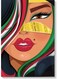 Arabian Woman Wall Art multicolour 40x60cm