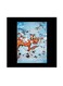 Nature Themed Wall Art Blue/Brown 30x30centimeter