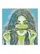 Fashion Women MDF Wall Art Painting Multicolour 30x30centimeter