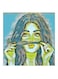 Fashion Women MDF Wall Art Painting Multicolour 30x30centimeter