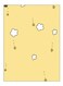 Printed Decorative Wall Art Plate Yellow/White 20cm