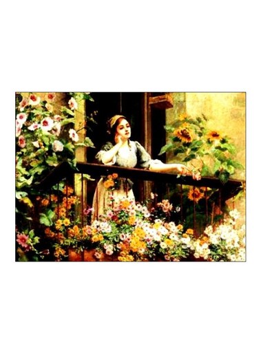 Printed Decorative Wall Art Plate Multicolour 20cm